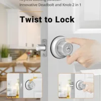 E4#Twist2Lock Keyless-Zinc - Image 3