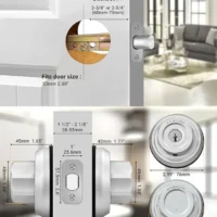 E4#Twist2Lock Keyless-Zinc - Image 5