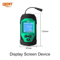 Portable Fish Depth Finder - 2.2inch Colored Iconic Display with Transducer Sensor - R1 - Image 2