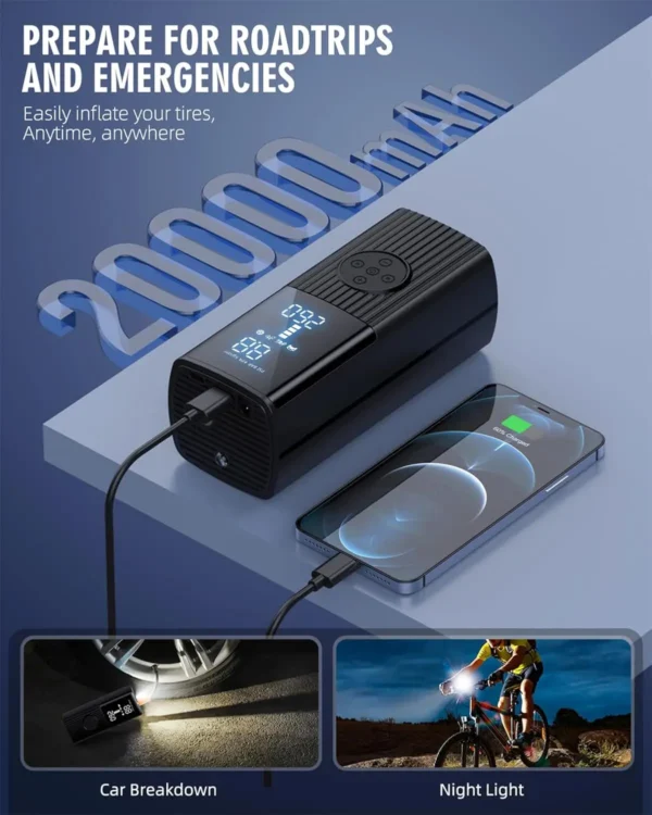 portable tire inflator